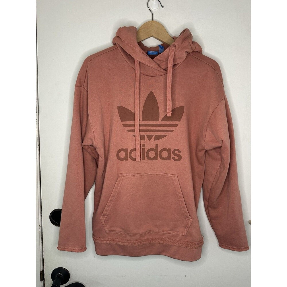EUC Dusty Pink Adidas Originals Trefoil Hoodie Size US XS - SEE SIZING